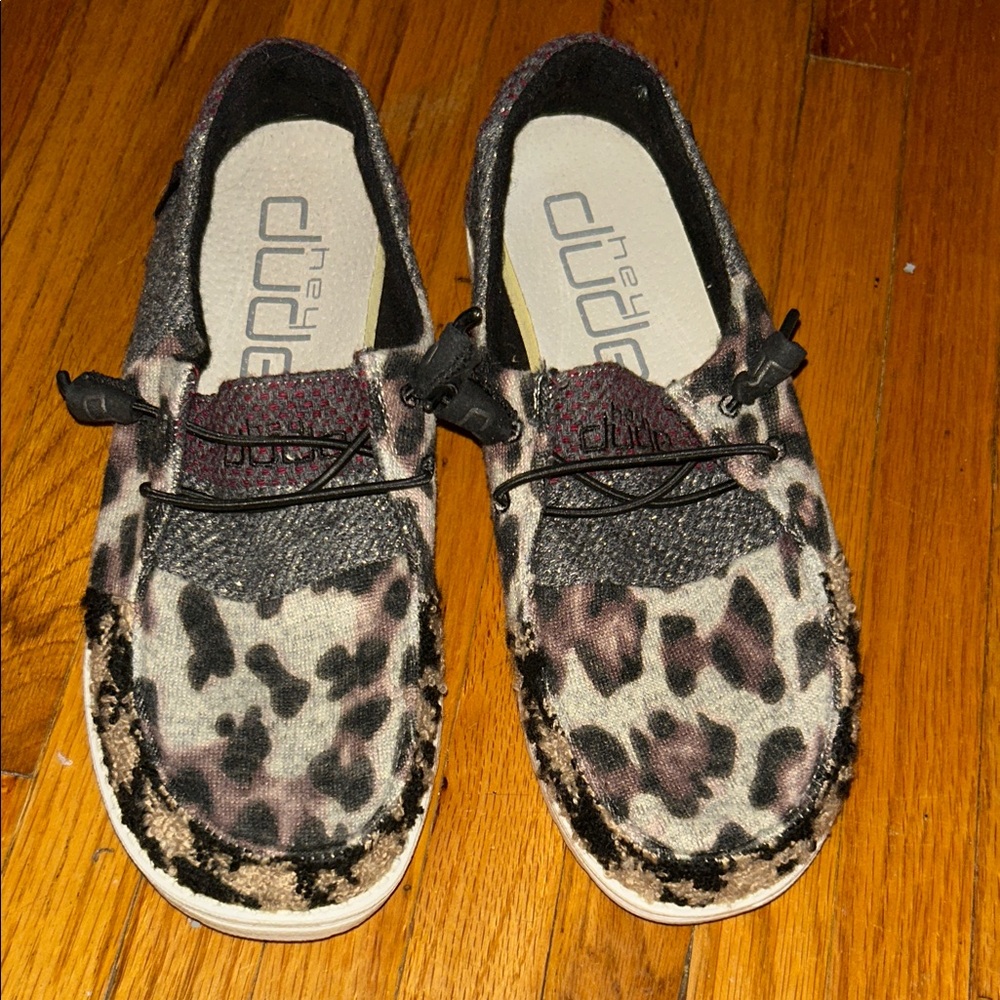 Hey Dudes Leopard and Black